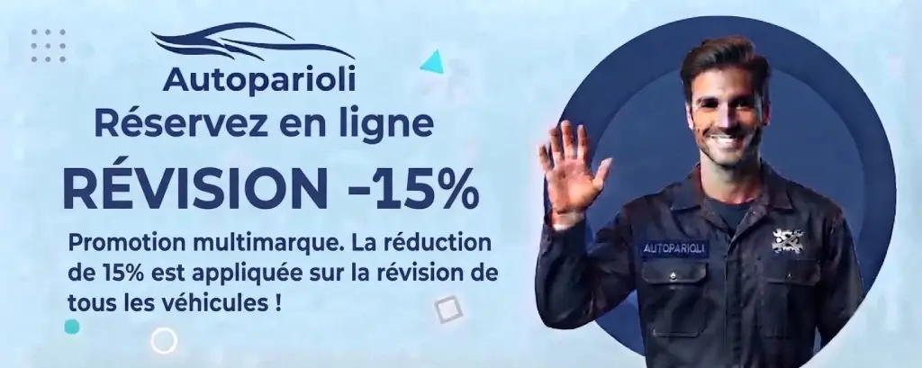 Offre multimarque : une remise de 15 % est appliquée sur la révision de tous les véhicules !